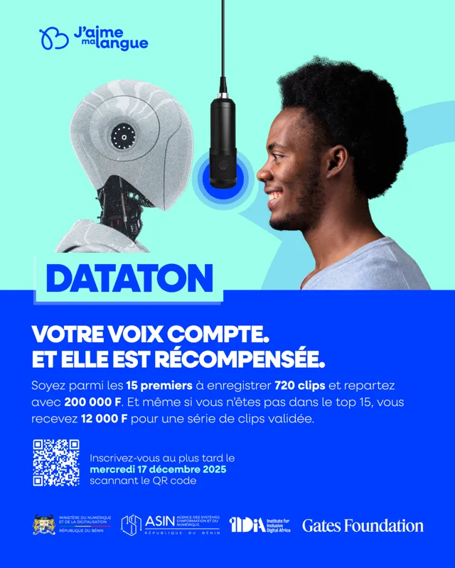 Visuel Datathon — votre voix compte