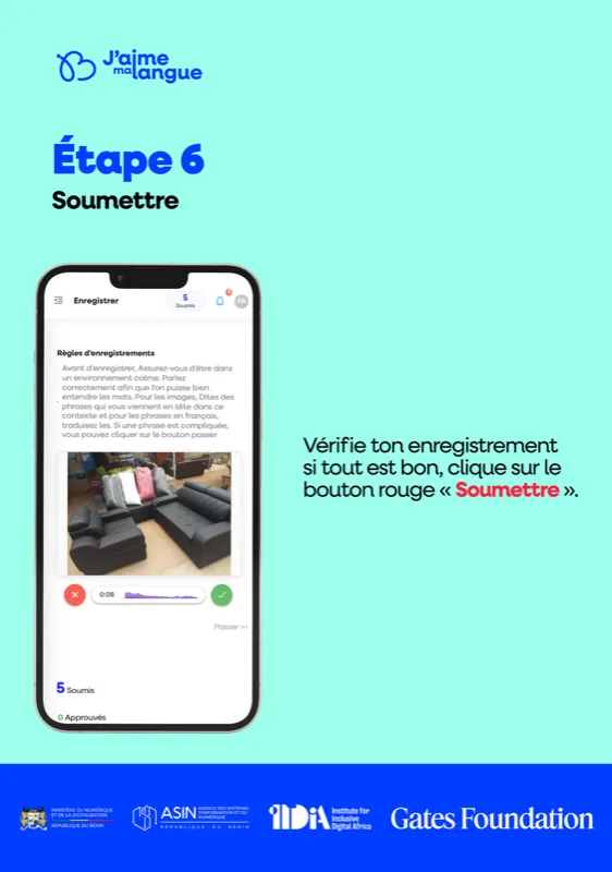 Tutoriel plateforme — Étape 6 : soumettre